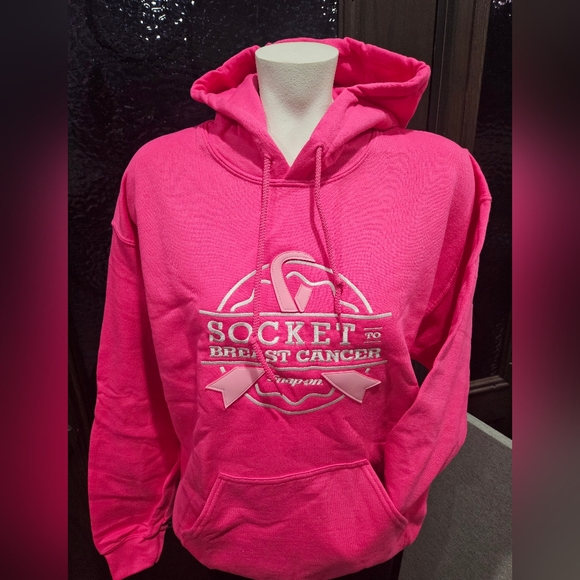 Snap on Tools Limited Edition Bold pink Gildan sweatshirt hoodie, sz Medium New - Picture 1 of 5